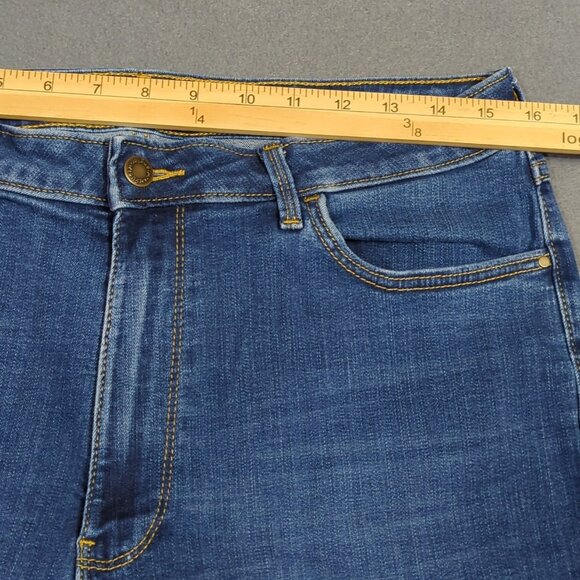 Wrangler Jeans Women's 32M Blue High Rise Bold Boot Western Cowgirl Rodeo - Picture 7 of 14